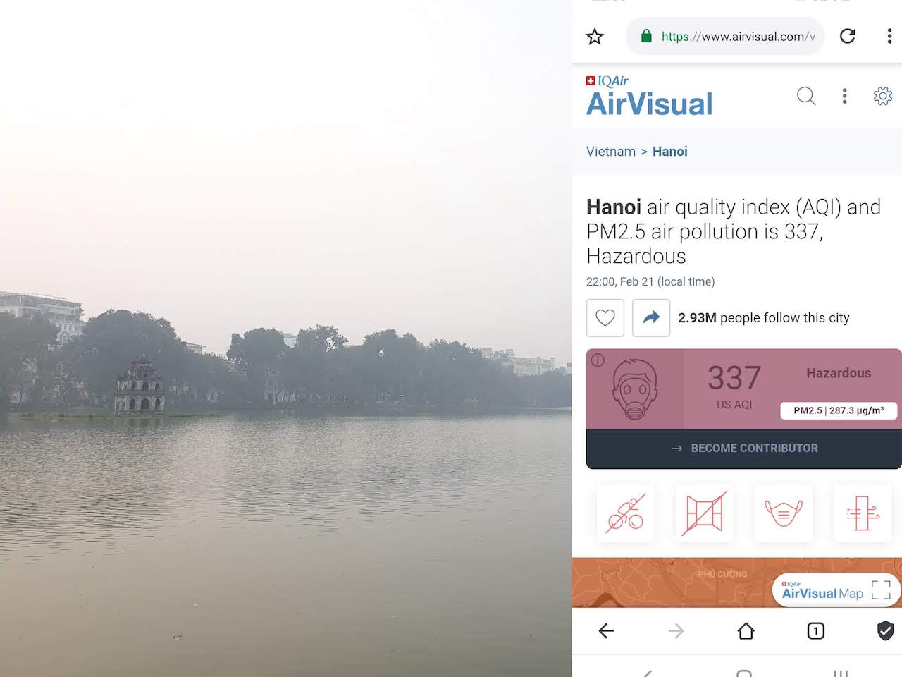 hanoi bad air quality