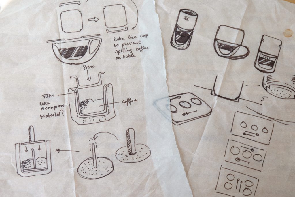 vinabrew sketching and ideation